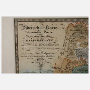 Franz Raffelsperger, Übersichtskarte Österreich
