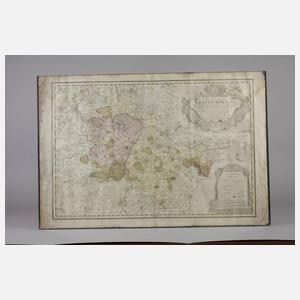 Homanns Erben, Kupferstichkarte Gebiet um Breslau