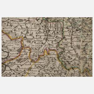 Sanson/Jaillot, Karte des Königreichs Böhmen