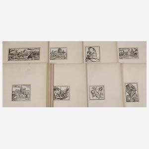 Sammlung Holzschnitte von Sebastian Münster