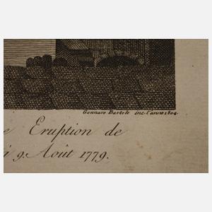 Gennaro Bartoli, Ausbruch des Vesuv 1779