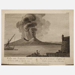 Gennaro Bartoli, Ausbruch des Vesuv 1779