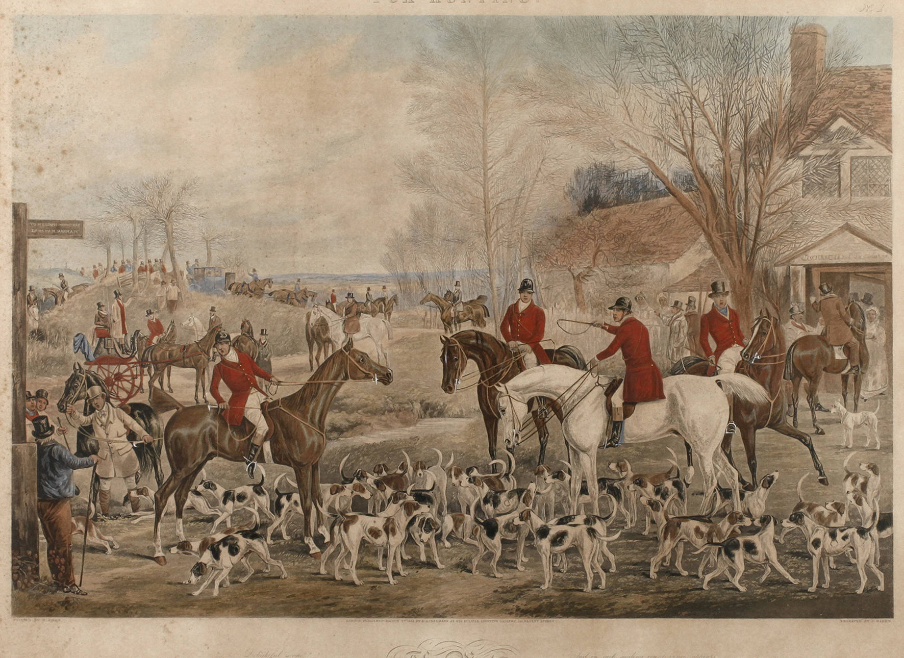 John Harris, Blatt aus der Serie ”Fox Hunting”