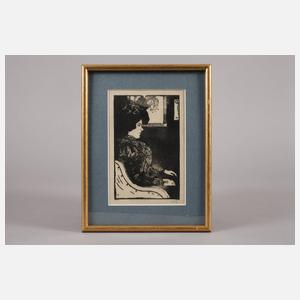 Prof. Emil Orlik, ”Die Französin”