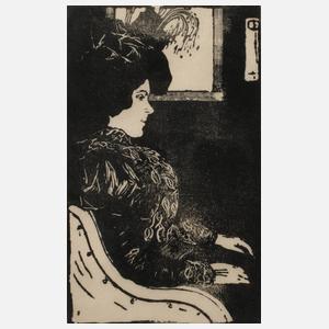 Prof. Emil Orlik, ”Die Französin”