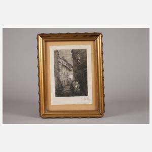 Prof. Emil Orlik, ”Maronenbraterin in Prag”