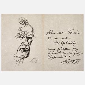 Otto Dix, Danksagung zum 70. Geburtstag