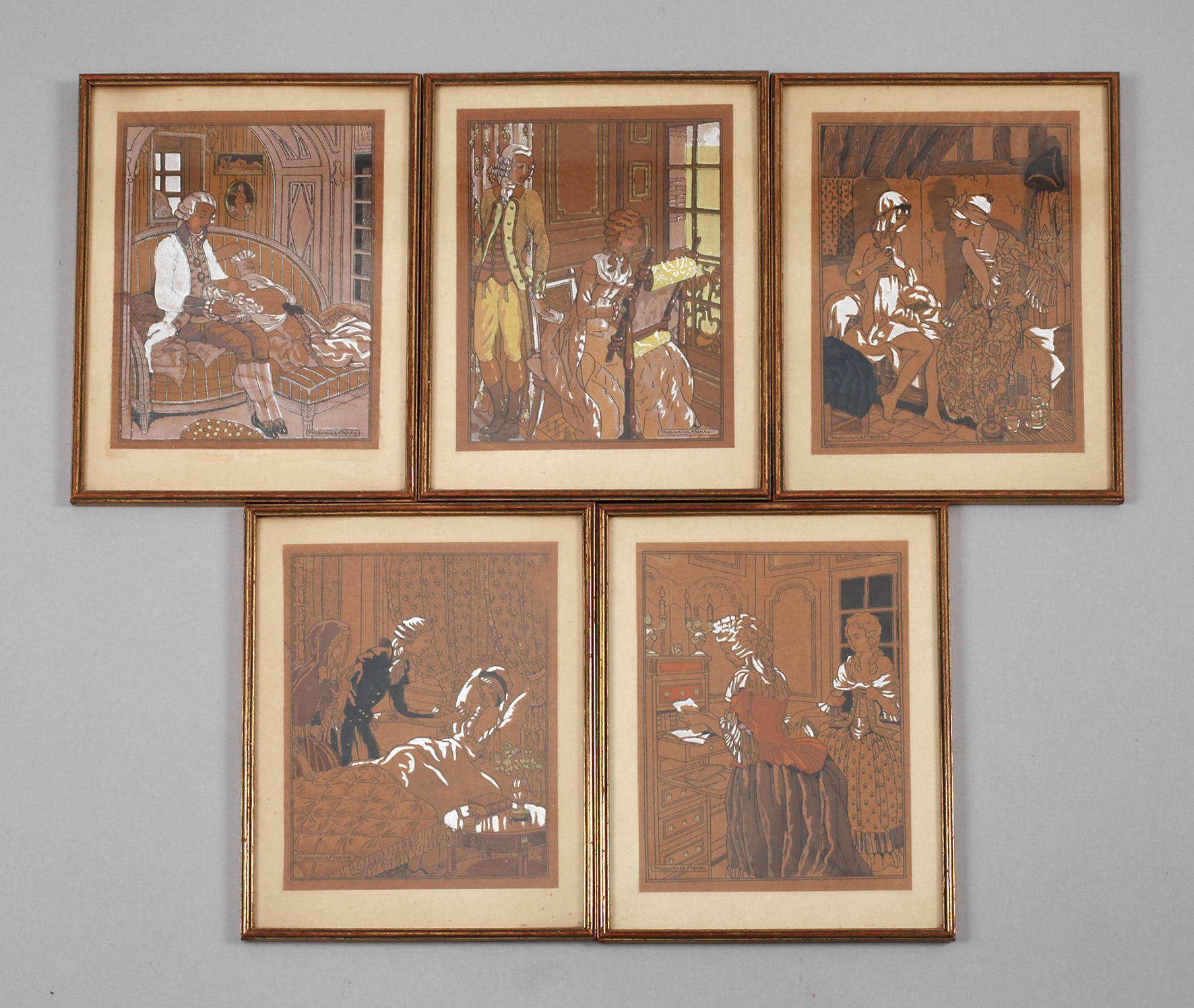 Maurice Berty, Graphikfolge