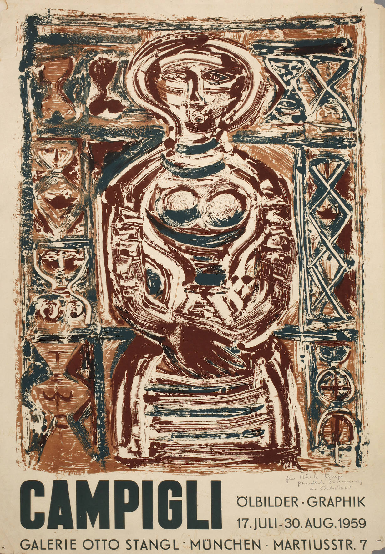 Massimo Campigli, Frau am Fenster