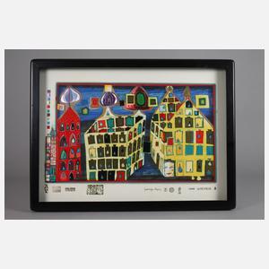 Prof. Friedensreich Hundertwasser, aus ”Regentag”