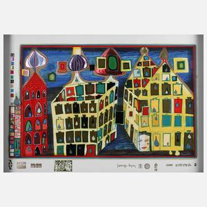 Prof. Friedensreich Hundertwasser, aus ”Regentag”