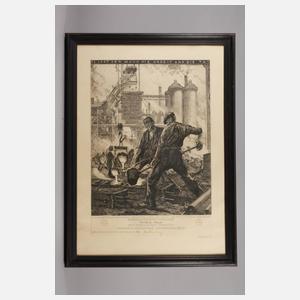 Hermann Kätelhön, Stahlwerker