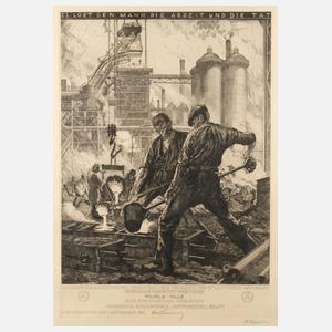 Hermann Kätelhön, Stahlwerker