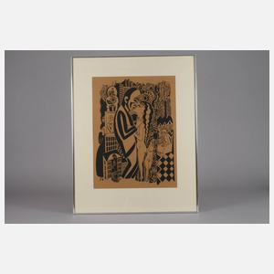 Prof. Frans Masereel, Sich küssendes Paar