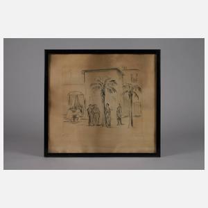 Prof. Hans Meid, An einem Sommertag