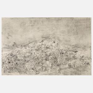 Harald Metzkes, Gefechtsszene