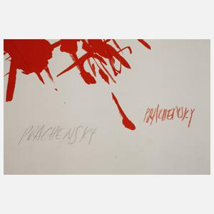 Markus Prachensky, ”Rouge sur Blanc”