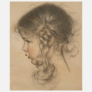 Hedwig von Schlieben, Mädchenportrait