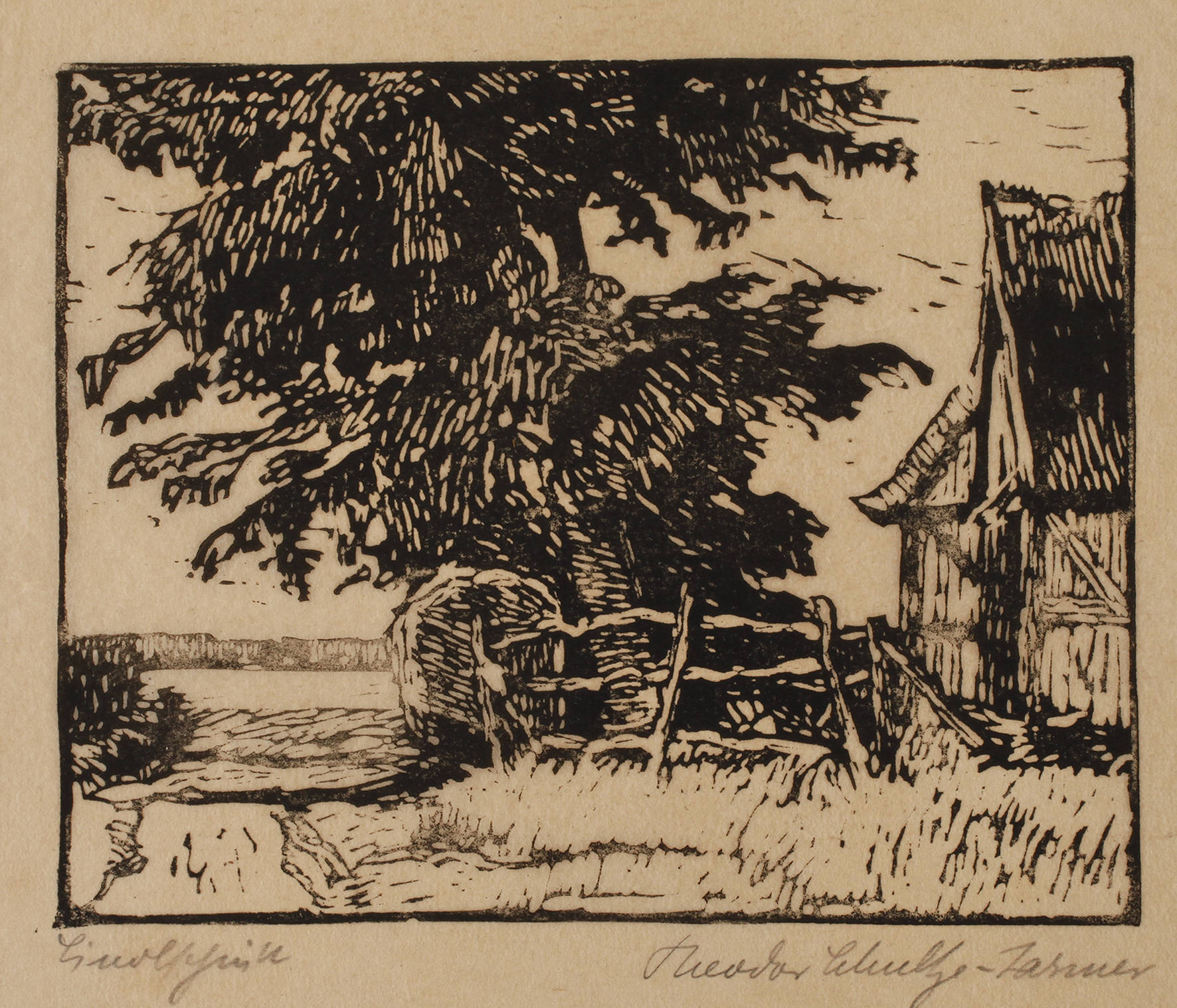 Theodor Schultze-Jasmer, ”Motiv vom Darß”