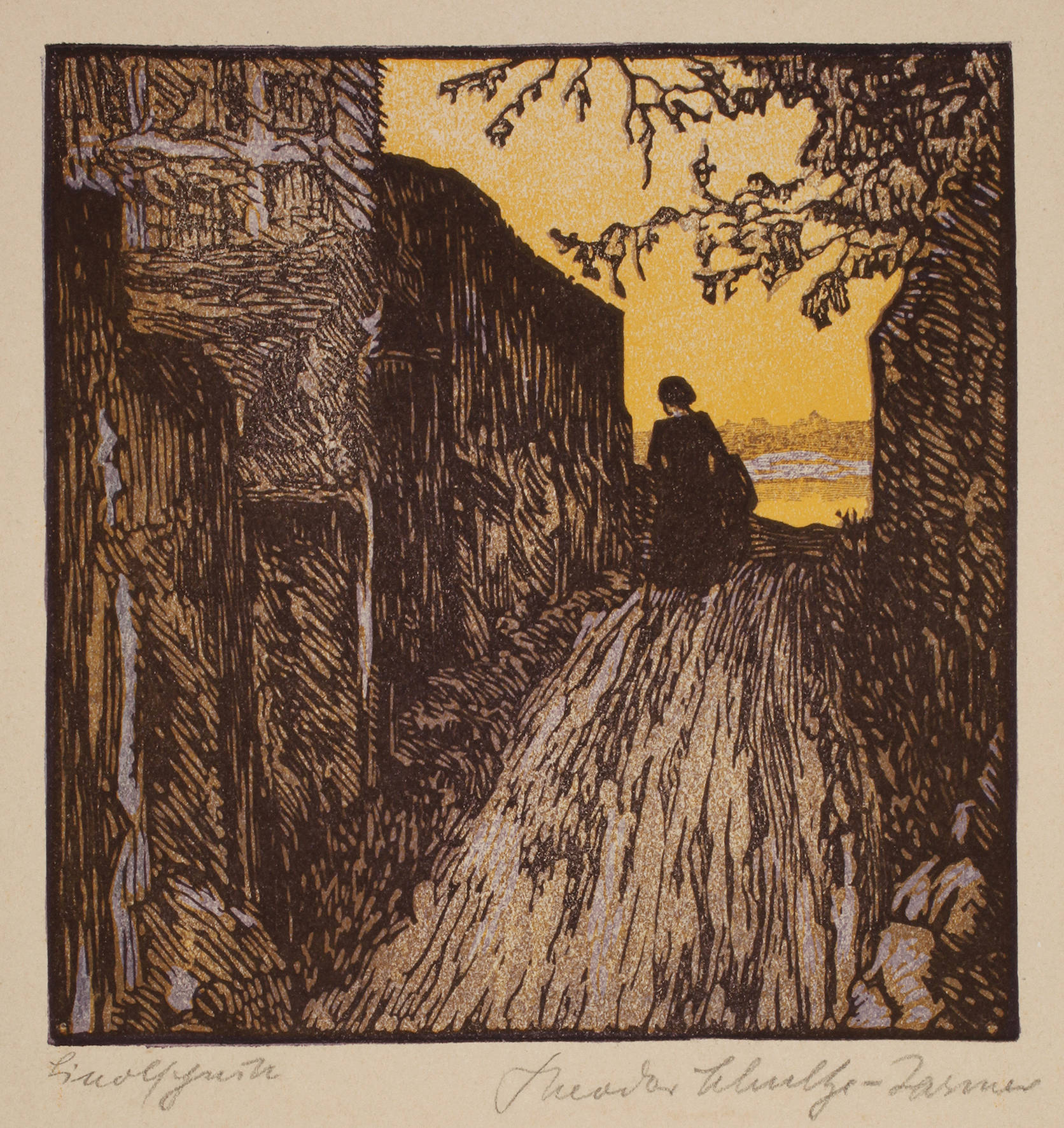 Theodor Schultze-Jasmer, ”Sommerabend in Sassnitz”