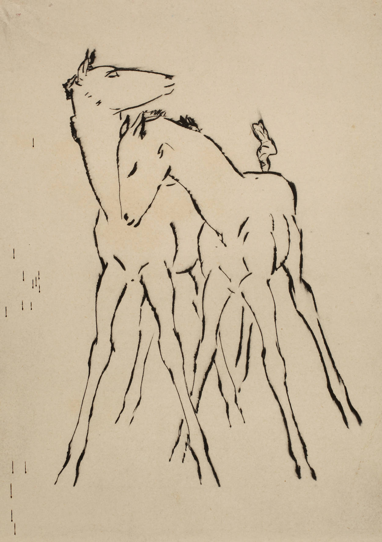 Prof. Renée Sintenis, ”Auf der Koppel”