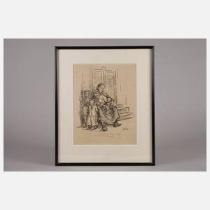 Prof. Heinrich Zille, ”Hunger”