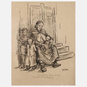 Prof. Heinrich Zille, ”Hunger”