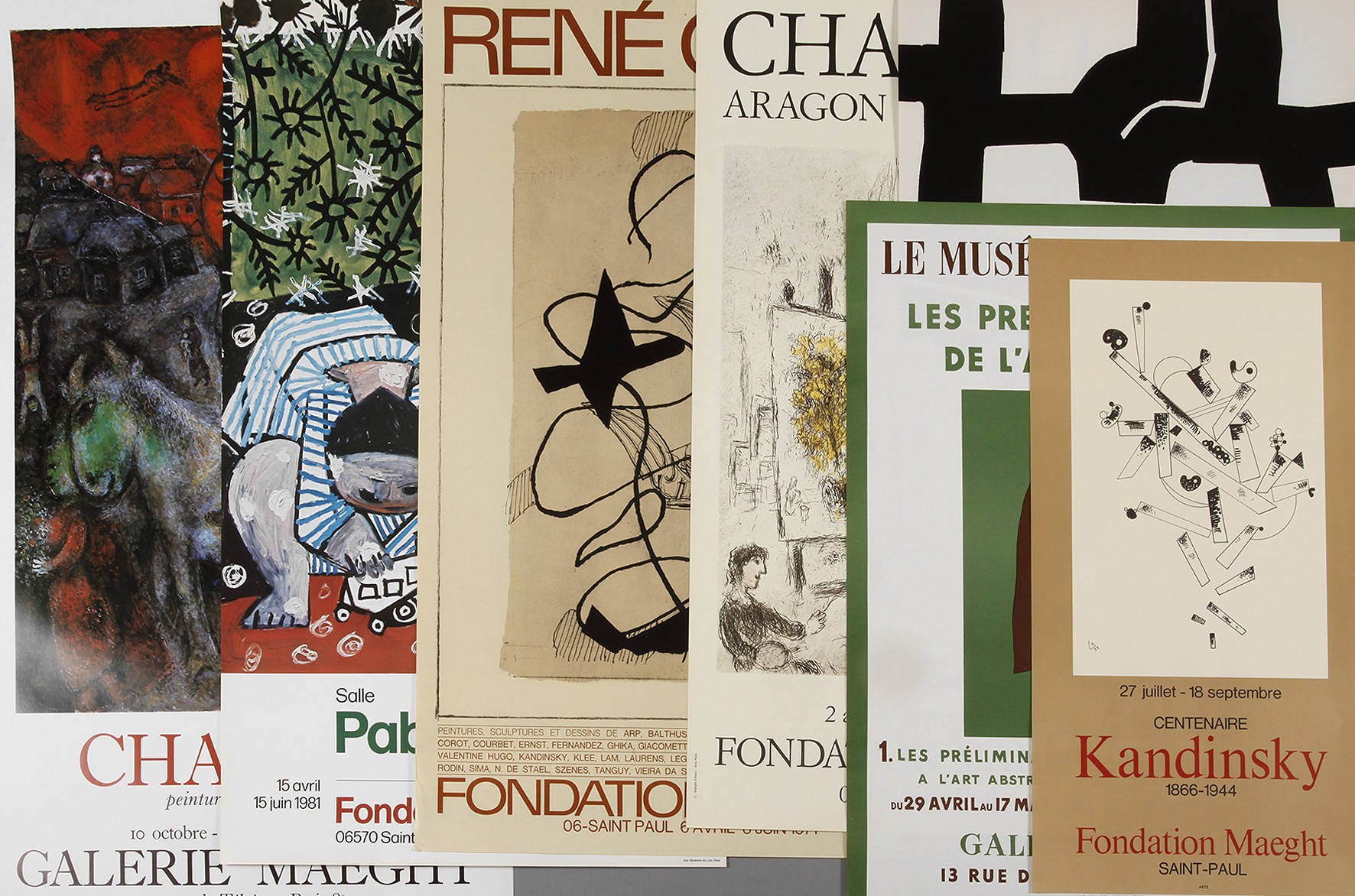 Konvolut Ausstellungsplakate