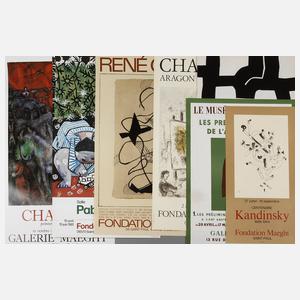 Konvolut Ausstellungsplakate