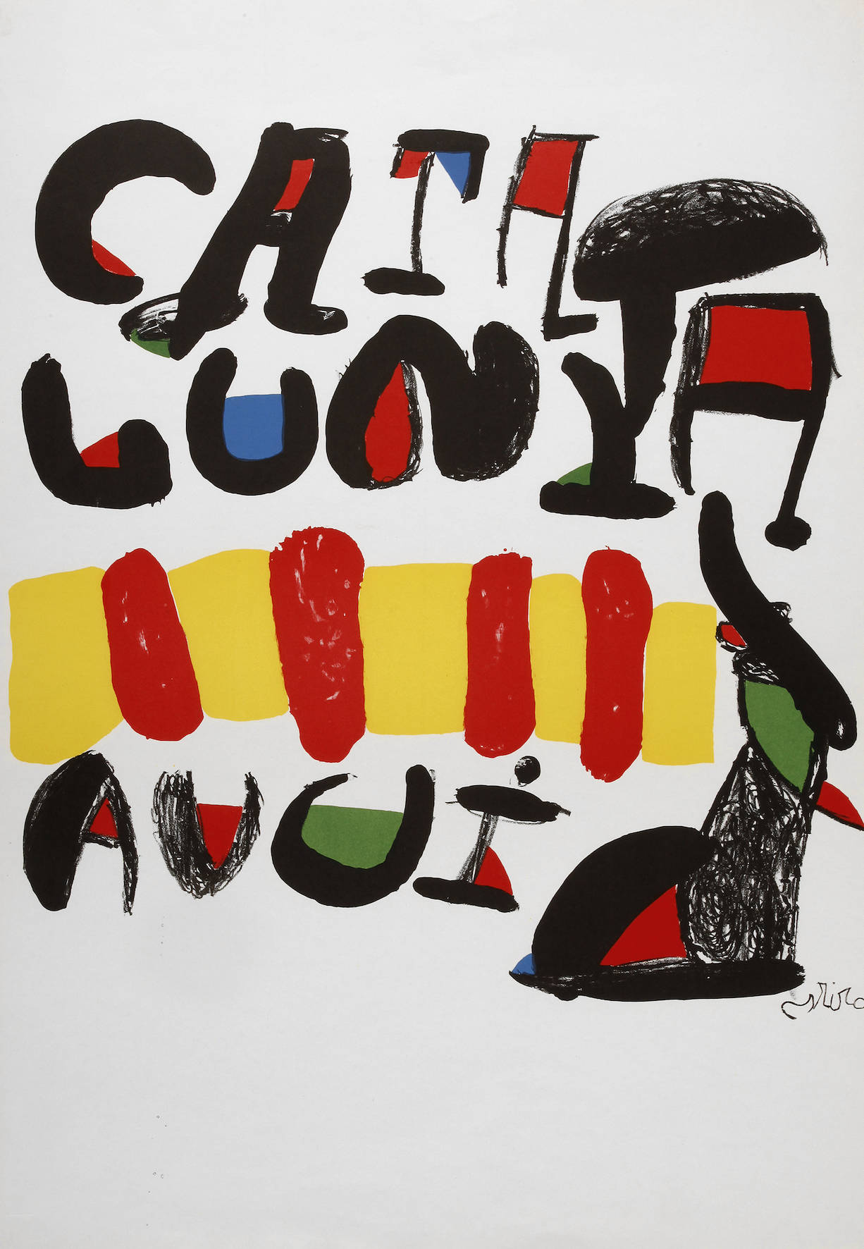Joan Miró, Künstlerplakat ”Catalunya Avui”