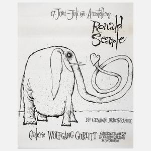 Plakat Galerie Wolfgang Gurlitt – Ronald Searle