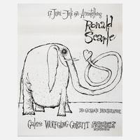 Plakat Galerie Wolfgang Gurlitt – Ronald Searle111