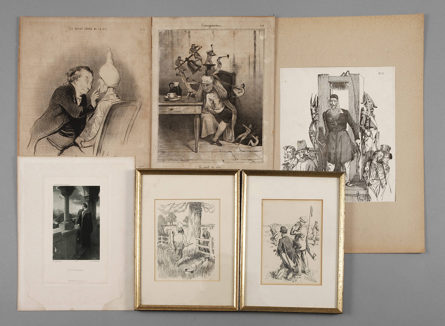 Konvolut Karikaturen