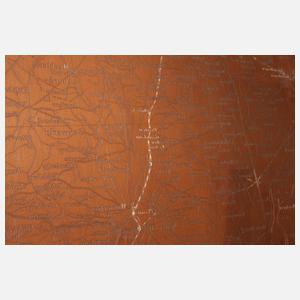 Druckplatte für Karte Brandenburg