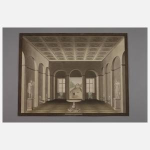 A. Andersen, Klassizistische Raumansicht