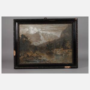 Heinrich Heinlein, Alpine Flusslandschaft