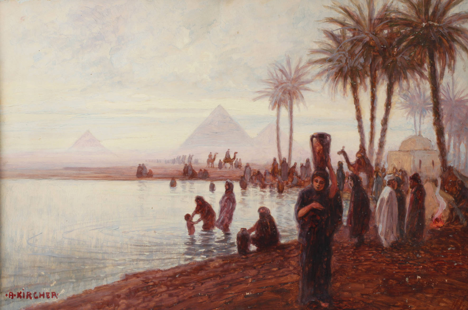 Prof. Alexander Kircher, Abend am Nil