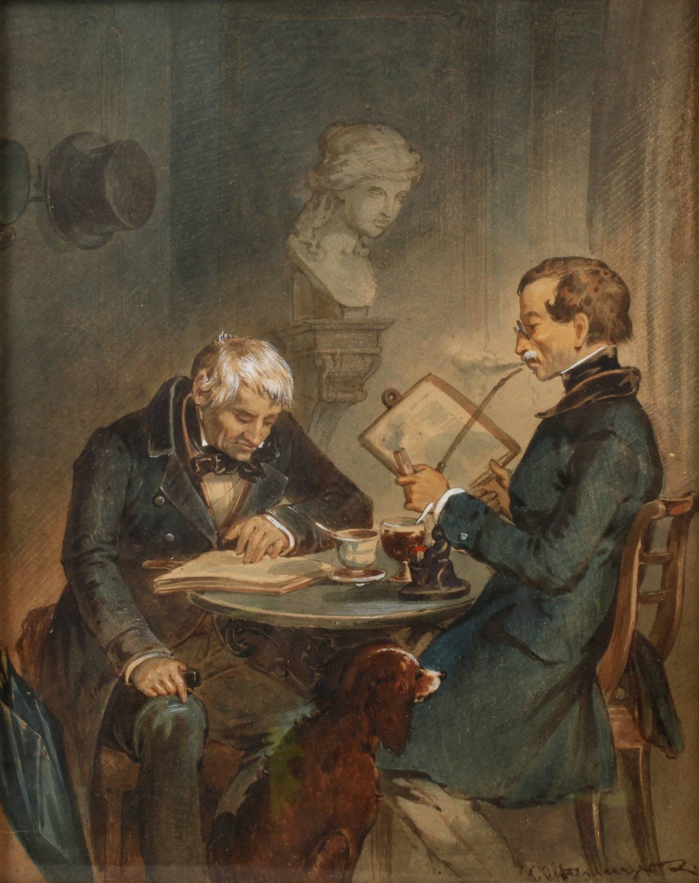 Das Studium der Zeitung