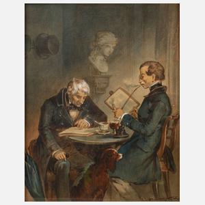 Das Studium der Zeitung