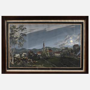 Nächtliche Stadtansicht