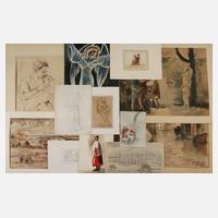 Sammlung Aquarelle und Handzeichnungen111