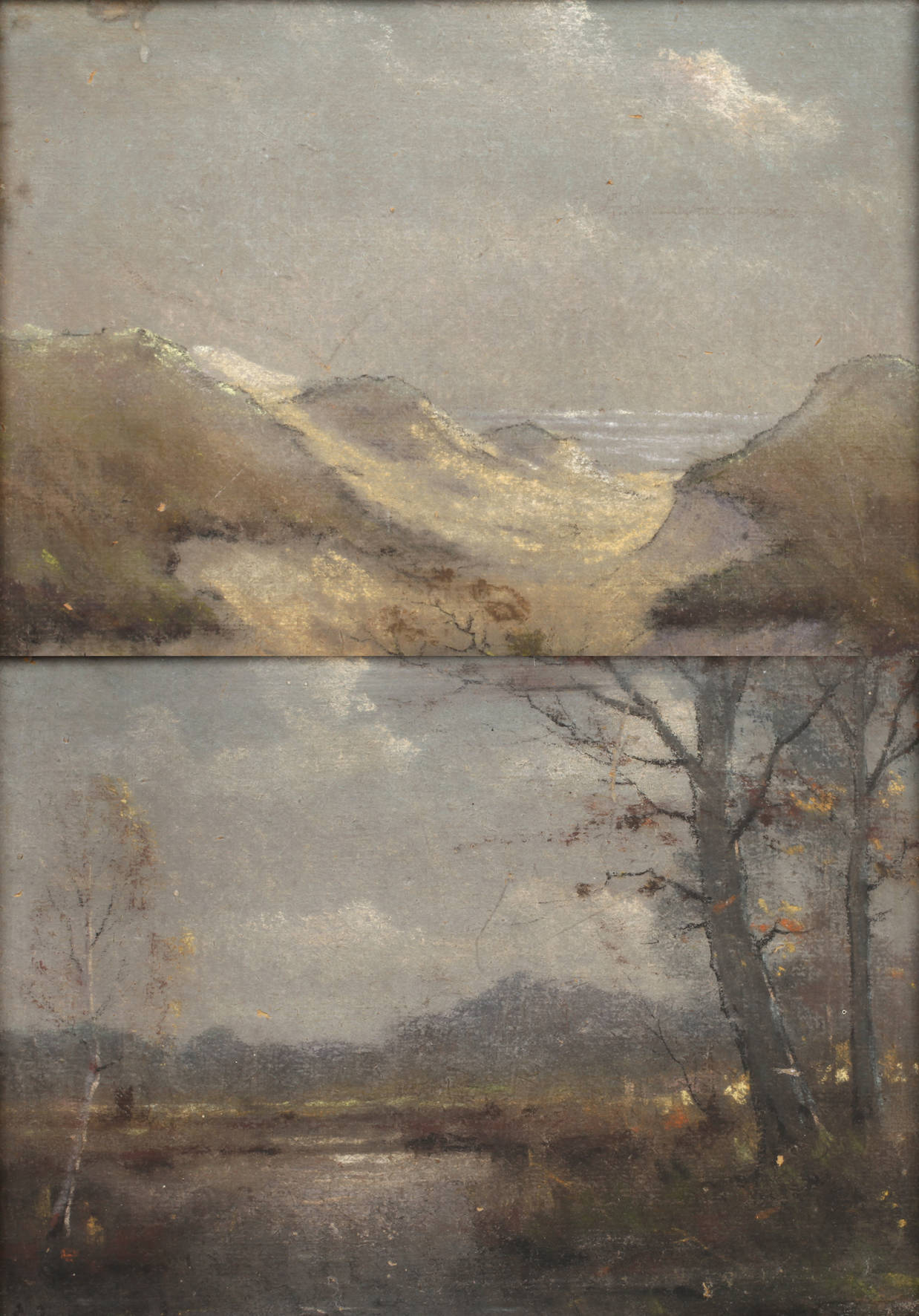 Garstin Cox, attr., Zwei Landschaften