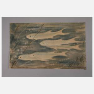 Georg Gelbke, Fische im Wasser