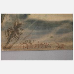 Georg Gelbke, Fische im Wasser