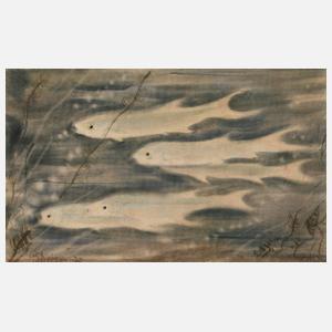 Georg Gelbke, Fische im Wasser