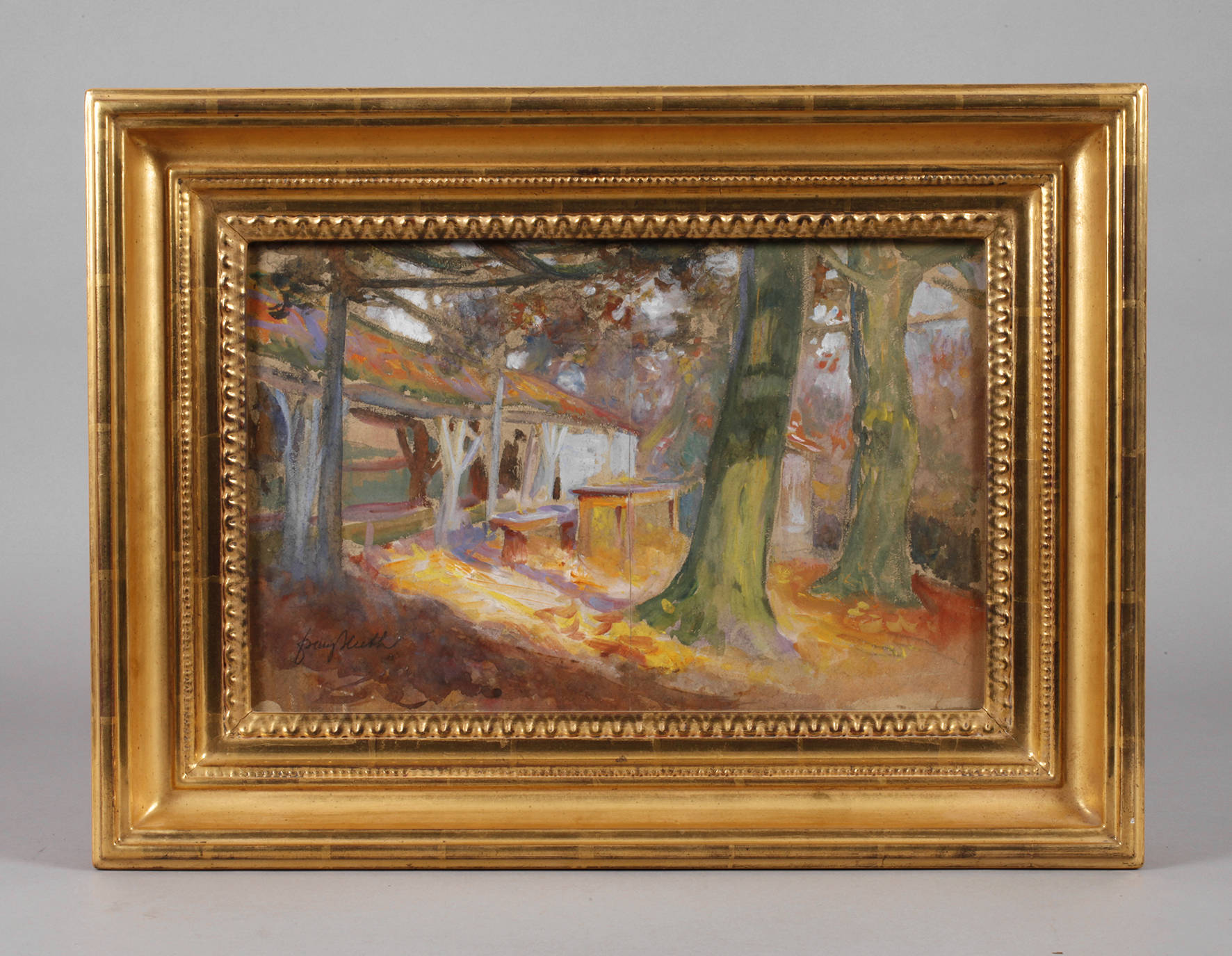 Prof. Franz Huth, Herbst im Park