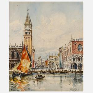 Betty Jacobshagen, ”Piazetta in Venedig”