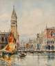 Betty Jacobshagen, ”Piazetta in Venedig”