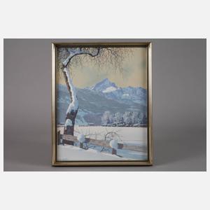 Rudolf Emil Klöden, Winter in den Alpen