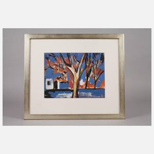 Carl Liner, junior, ”Bäume in Landschaft”